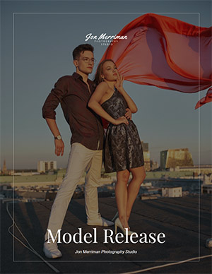 Model release form cover page