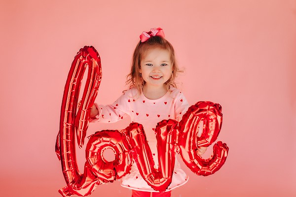 Valentines Day mini session example