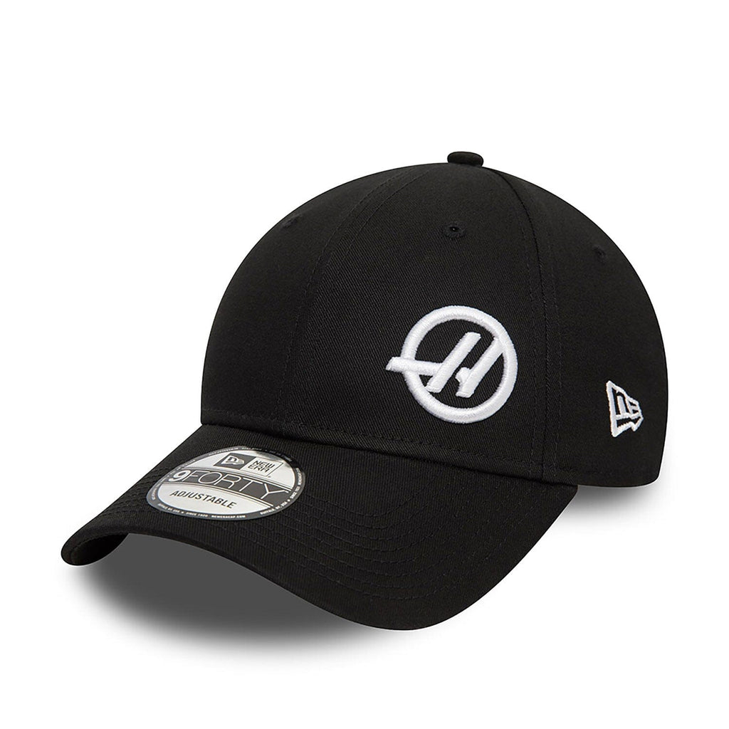 Haas Racing F1 New Era 9Forty Team Flawless Baseball Hat - Black Hats Haas F1 Racing Team 